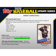 2020 Topps Update Series Baseball Hobby Box