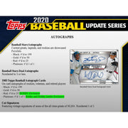 2020 Topps Update Series Baseball Hobby 12-Box Case