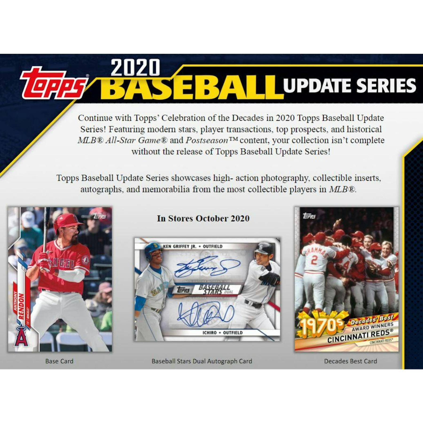 2020 Topps Update Baseball Blaster Box (Reed Buy)