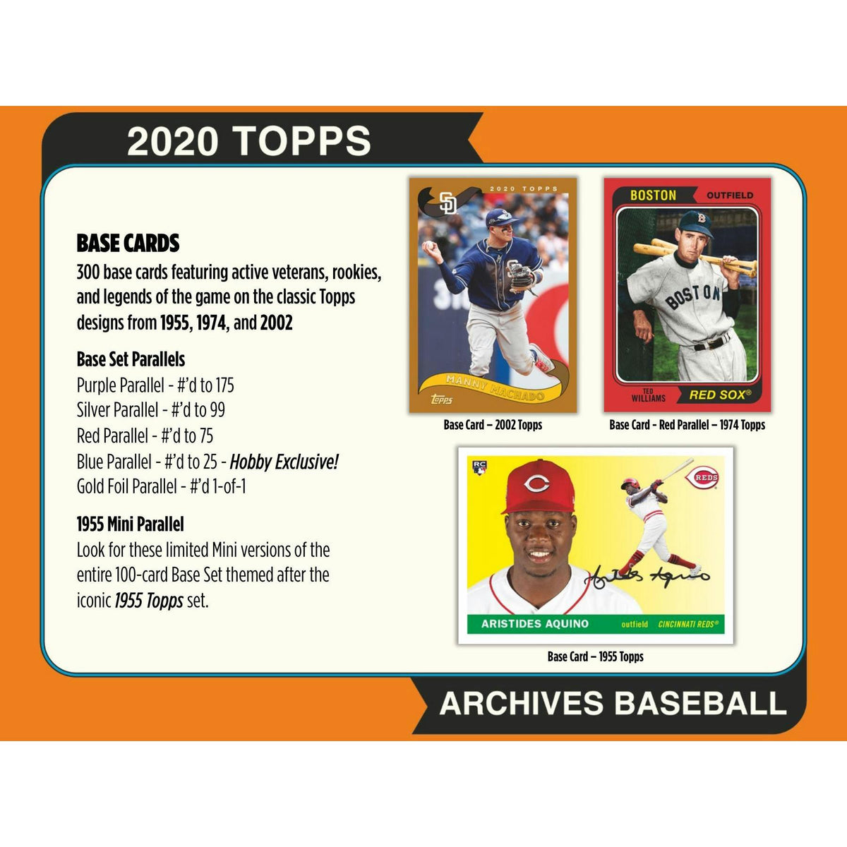 2020 Topps Archives Baseball Hobby Box