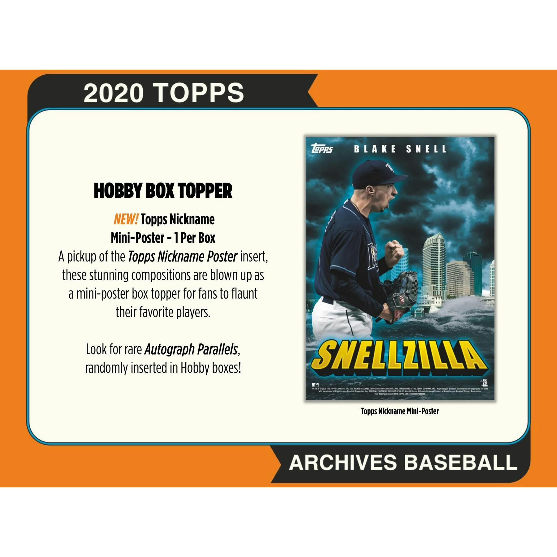 2020 Topps Archives Baseball Hobby Box