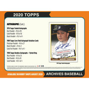 2020 Topps Archives Baseball Hobby Box