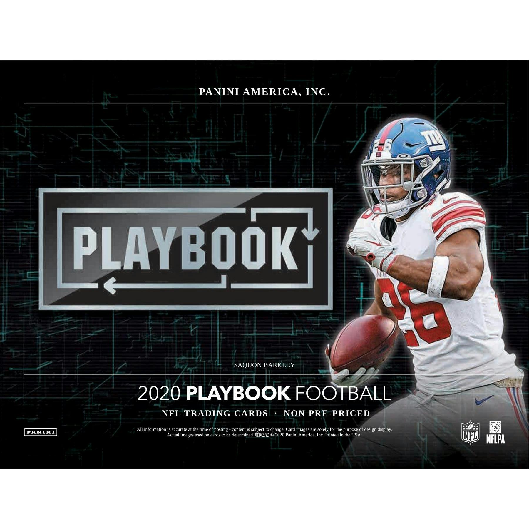 2020 Panini Playbook Football Hanger Box (Orange Parallels)