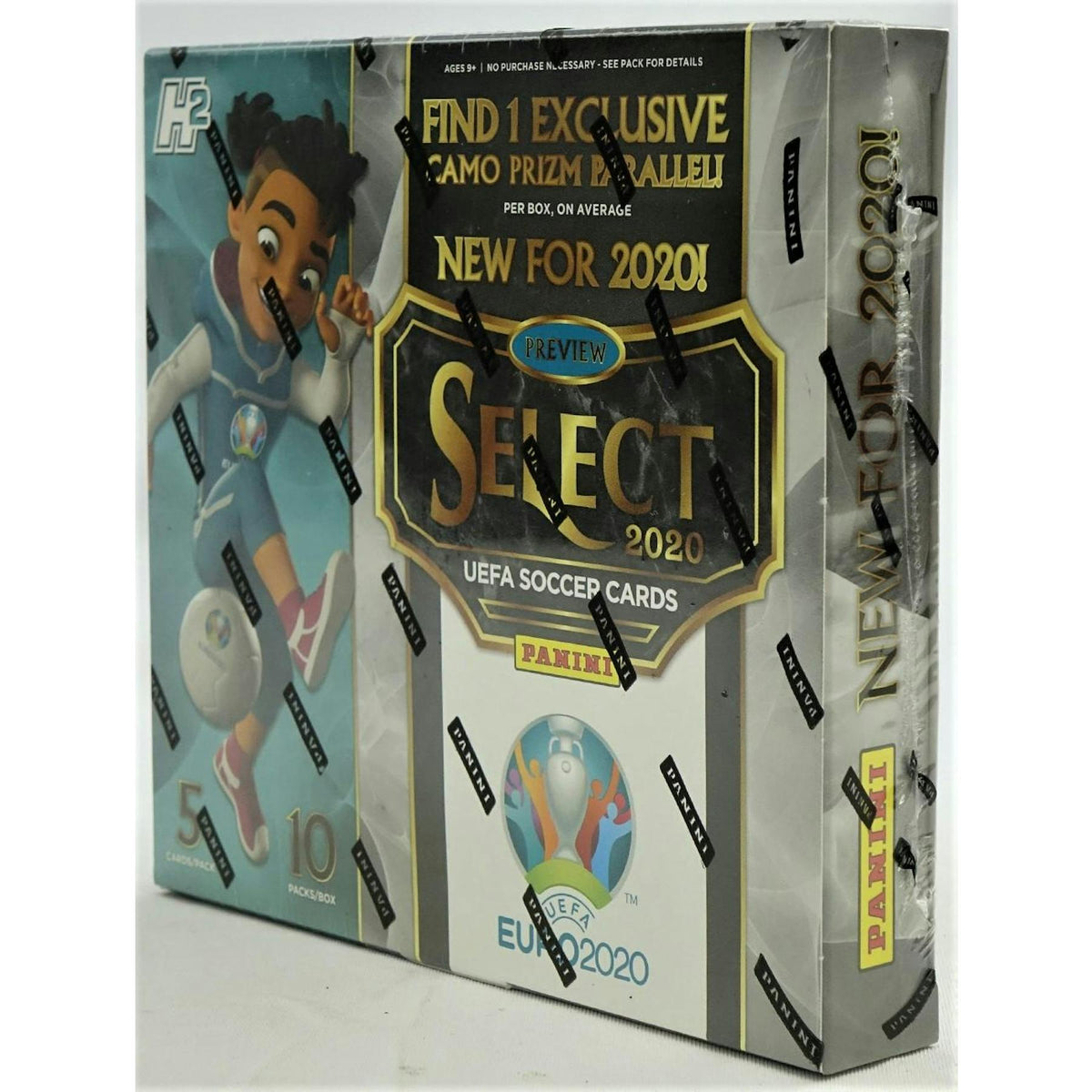 2019/20 Panini Select UEFA Euro Soccer H2 Hobby Hybrid Box
