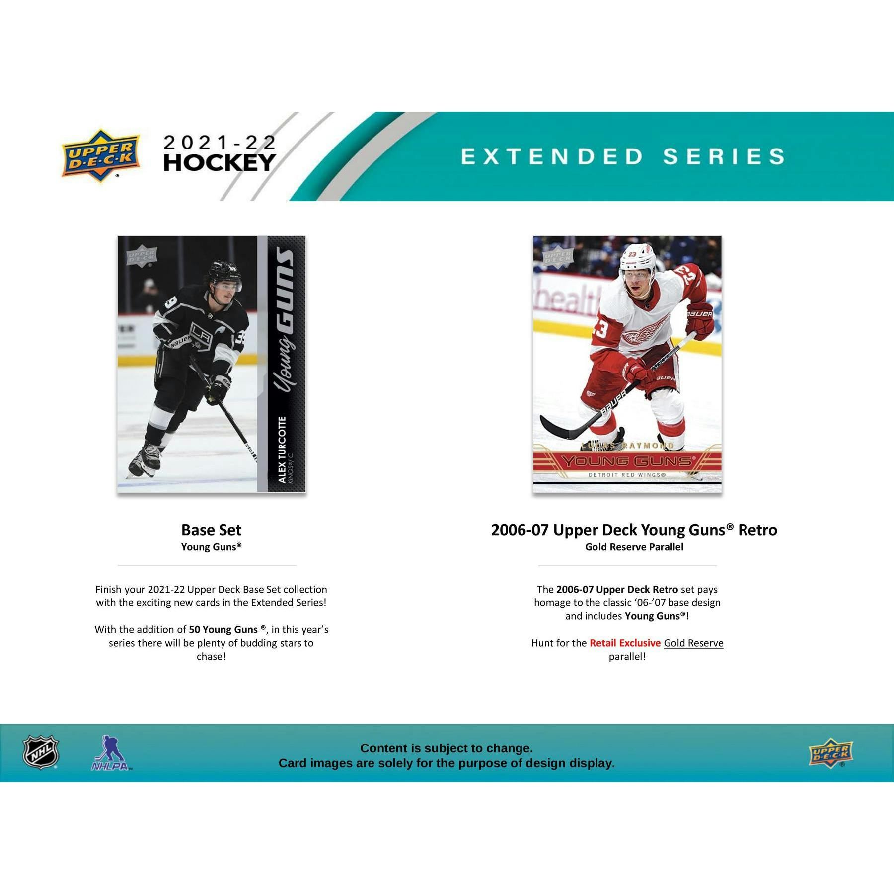 2021/22 Upper Deck Extended Series Hockey Blaster Box (Reed Buy)