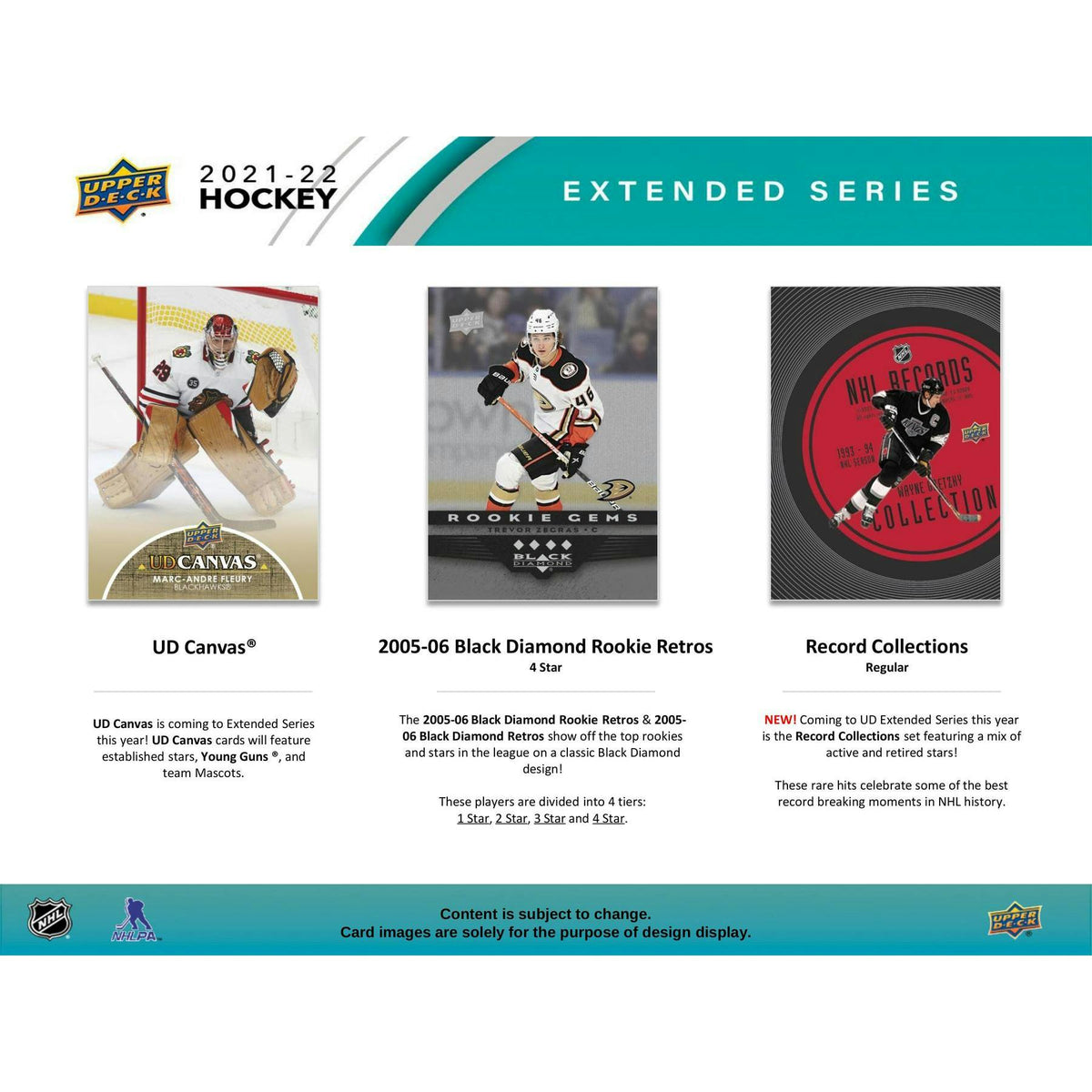 2021/22 Upper Deck Extended Series Hockey Blaster Box (Reed Buy)