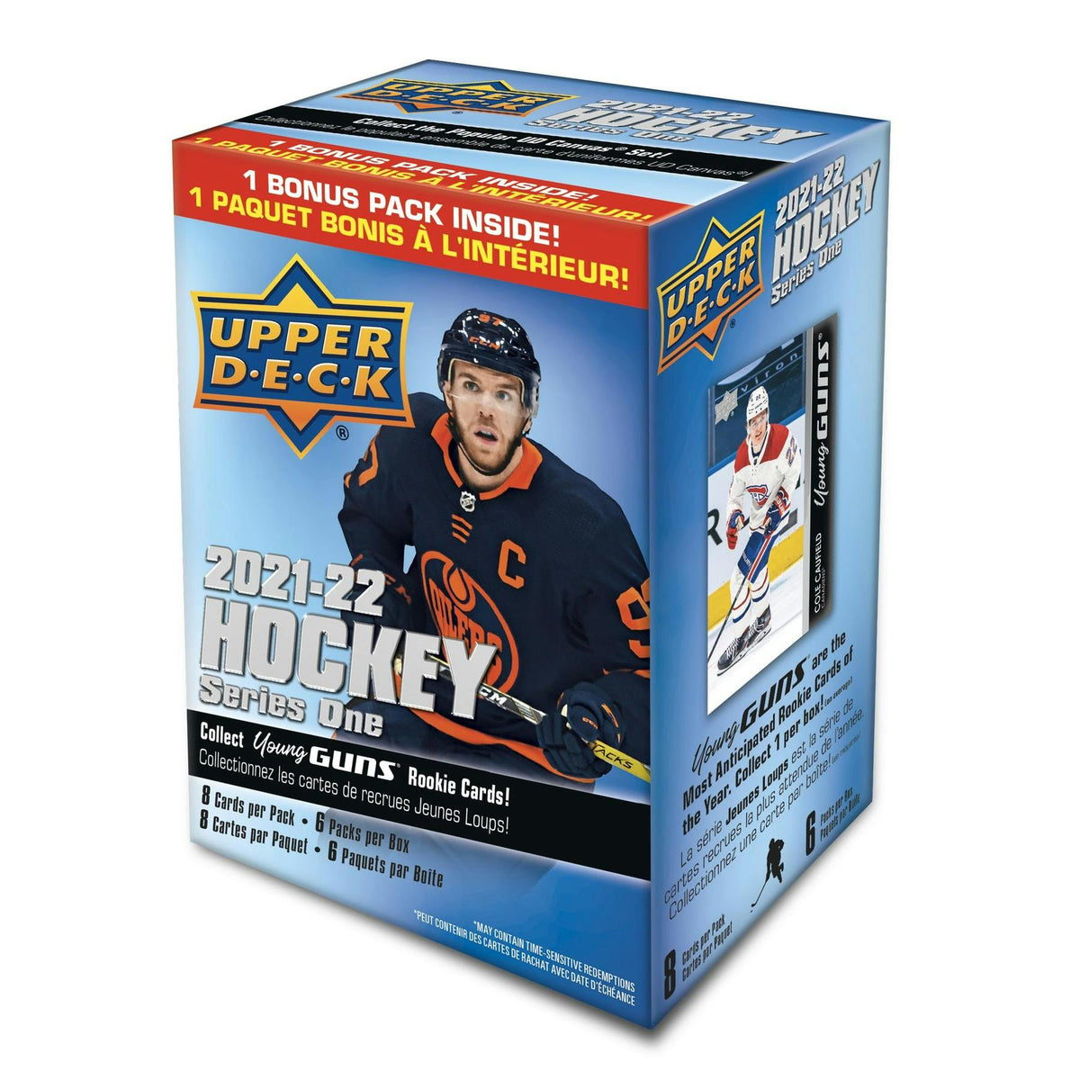 2021/22 Upper Deck Series 1 Hockey Blaster 20-Box Case