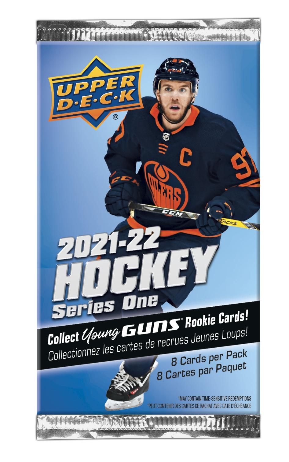 2021/22 Upper Deck Series 1 Hockey Retail Pack