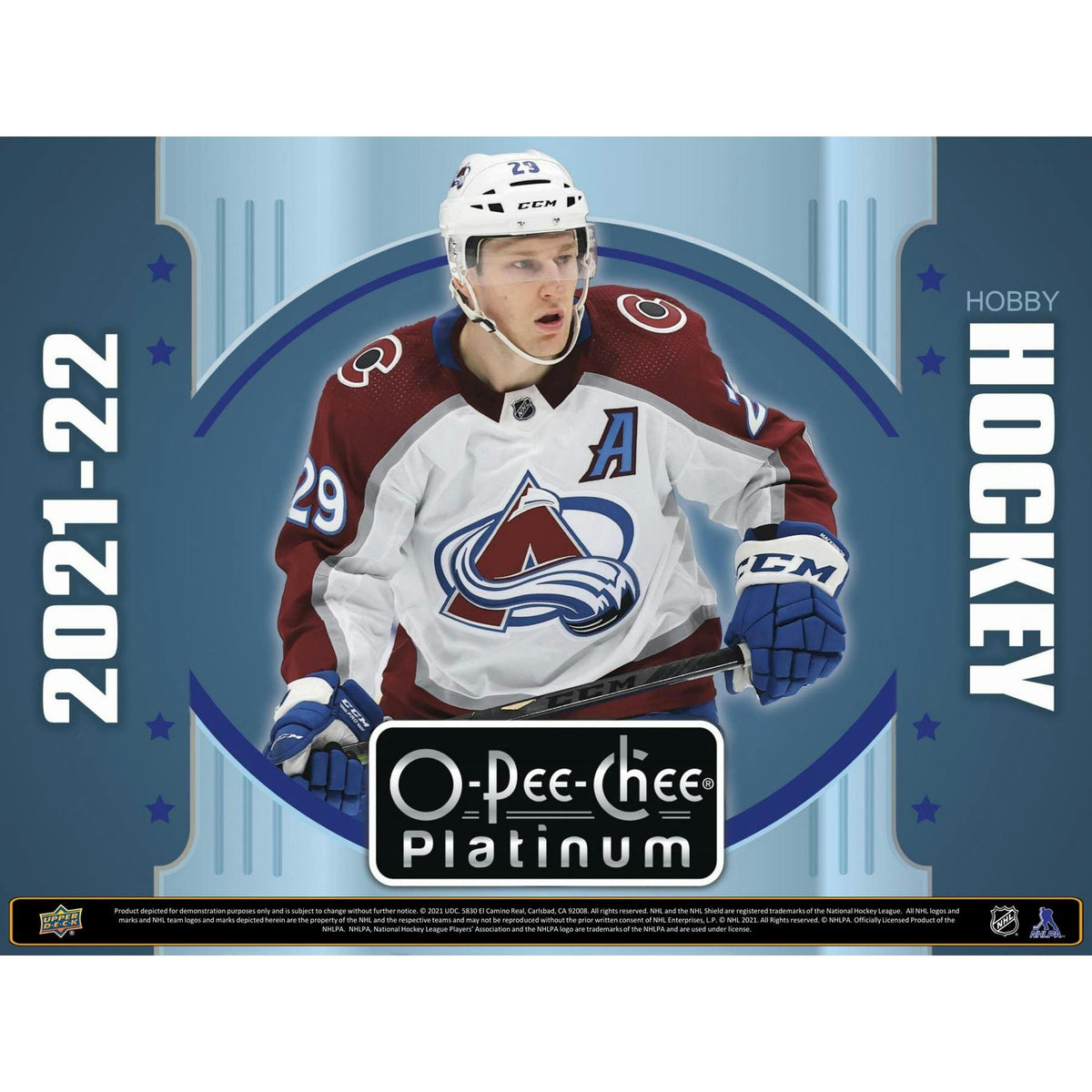 2021/22 Upper Deck O-Pee-Chee Platinum Hockey Hobby 8-Box Case
