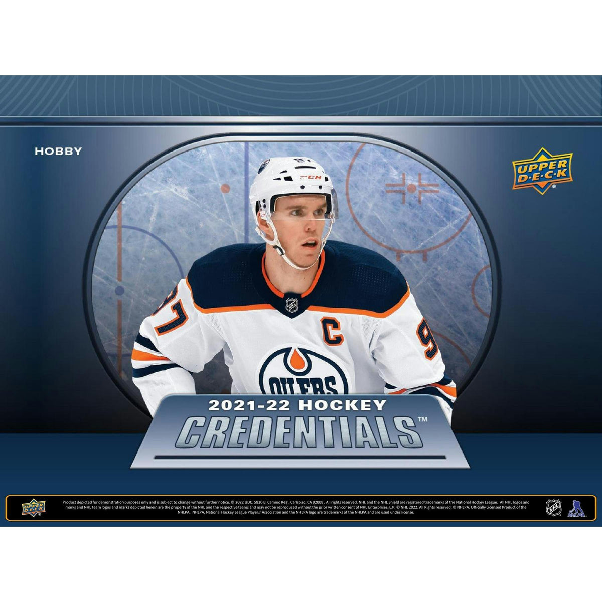 2021/22 Upper Deck Credentials Hockey Hobby Box