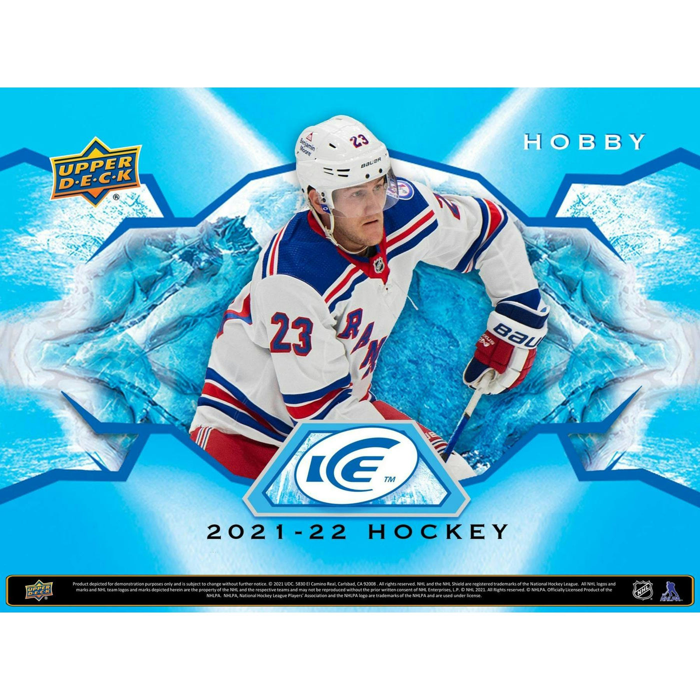 2021/22 Upper Deck Ice Hockey Hobby Box (Reed Buy)