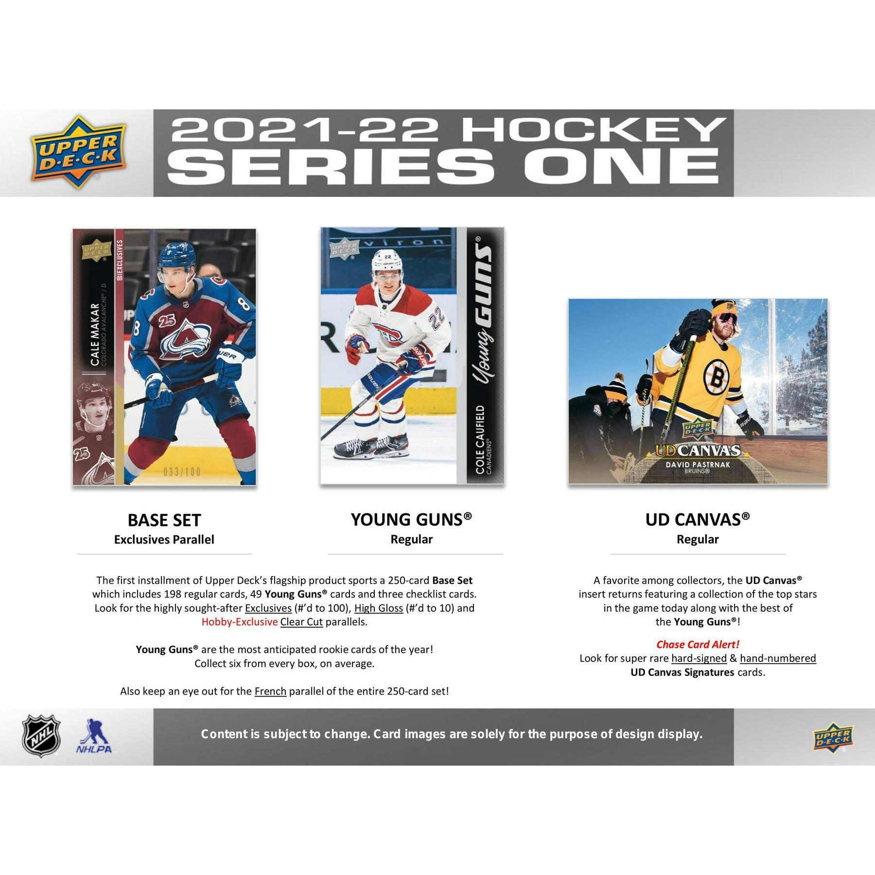 2021/22 Upper Deck Series 1 Hockey Hobby Pack