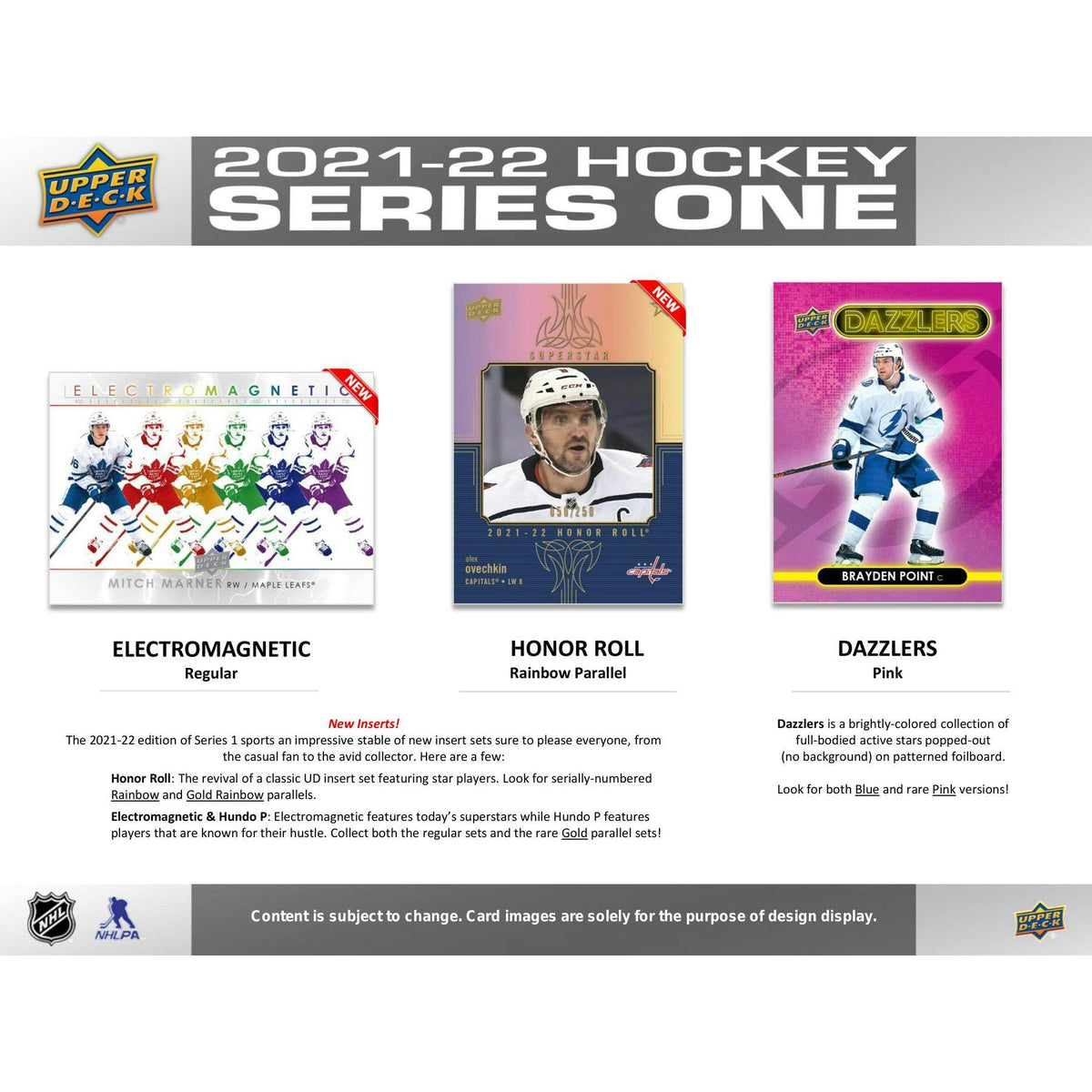 2021/22 Upper Deck Series 1 Hockey Hobby Box