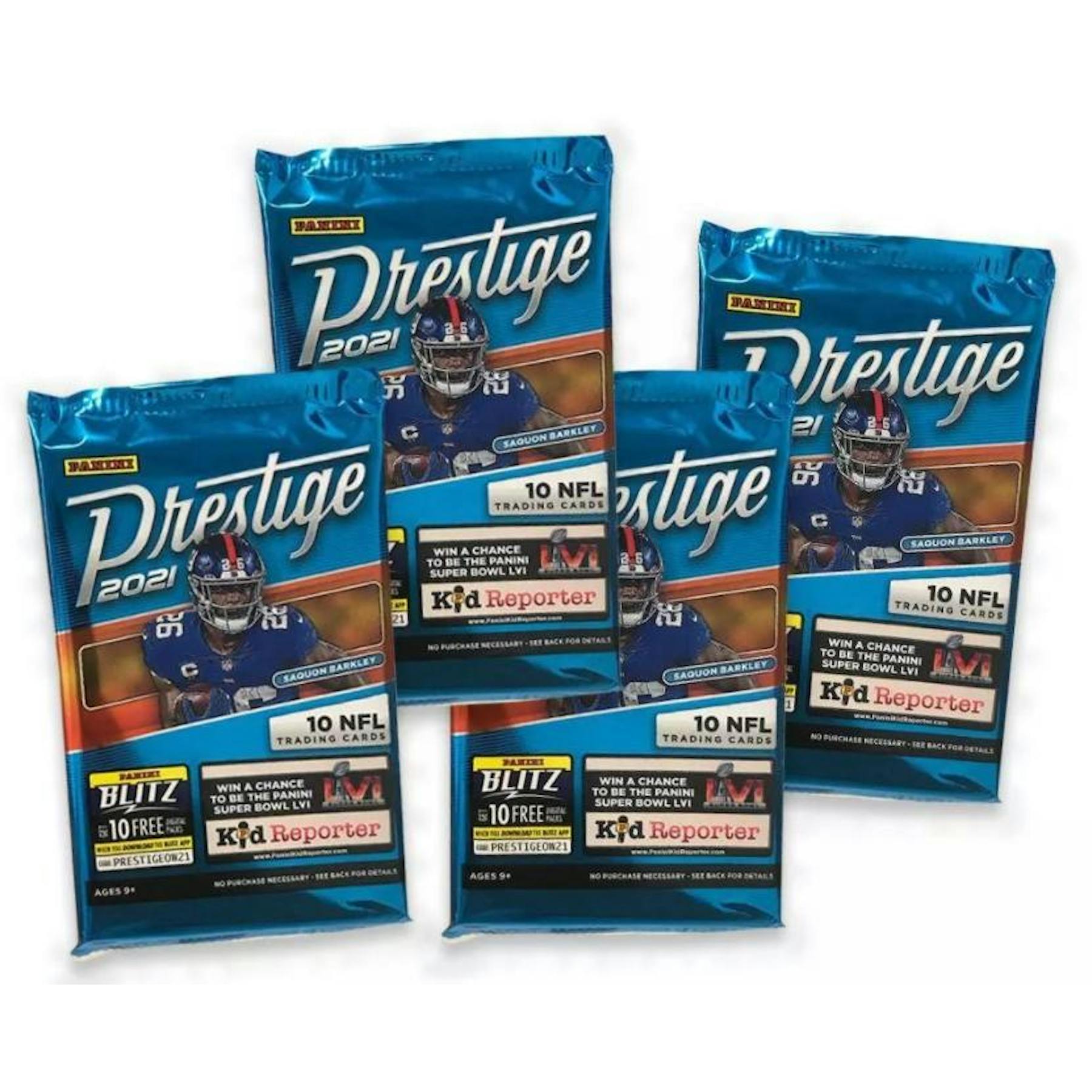 2021 Panini Prestige Football Mega Box (Hyper Parallels)