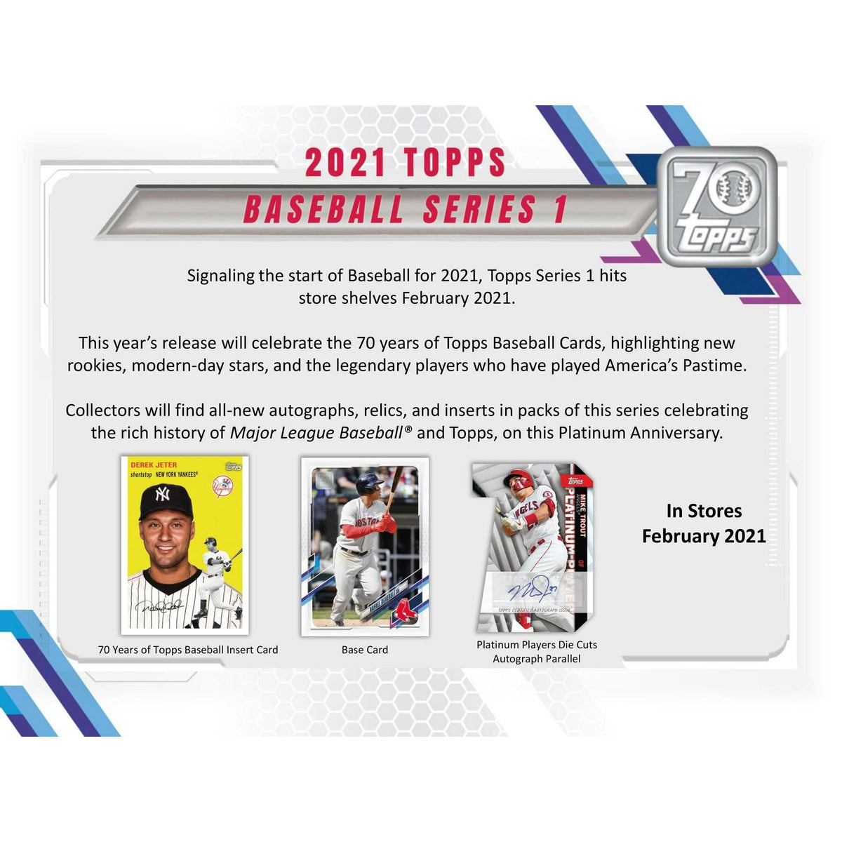2021 Topps Series 1 Baseball Hobby Jumbo Box