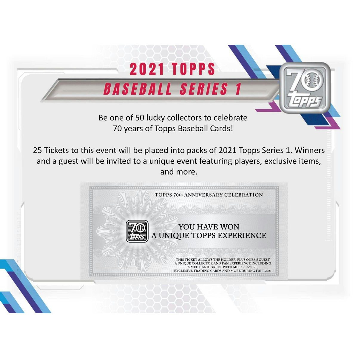 2021 Topps Series 1 Baseball Hobby 12-Box Case