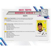 2021 Topps Series 1 Baseball Hobby 12-Box Case