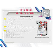 2021 Topps Series 1 Baseball Hobby Jumbo Box