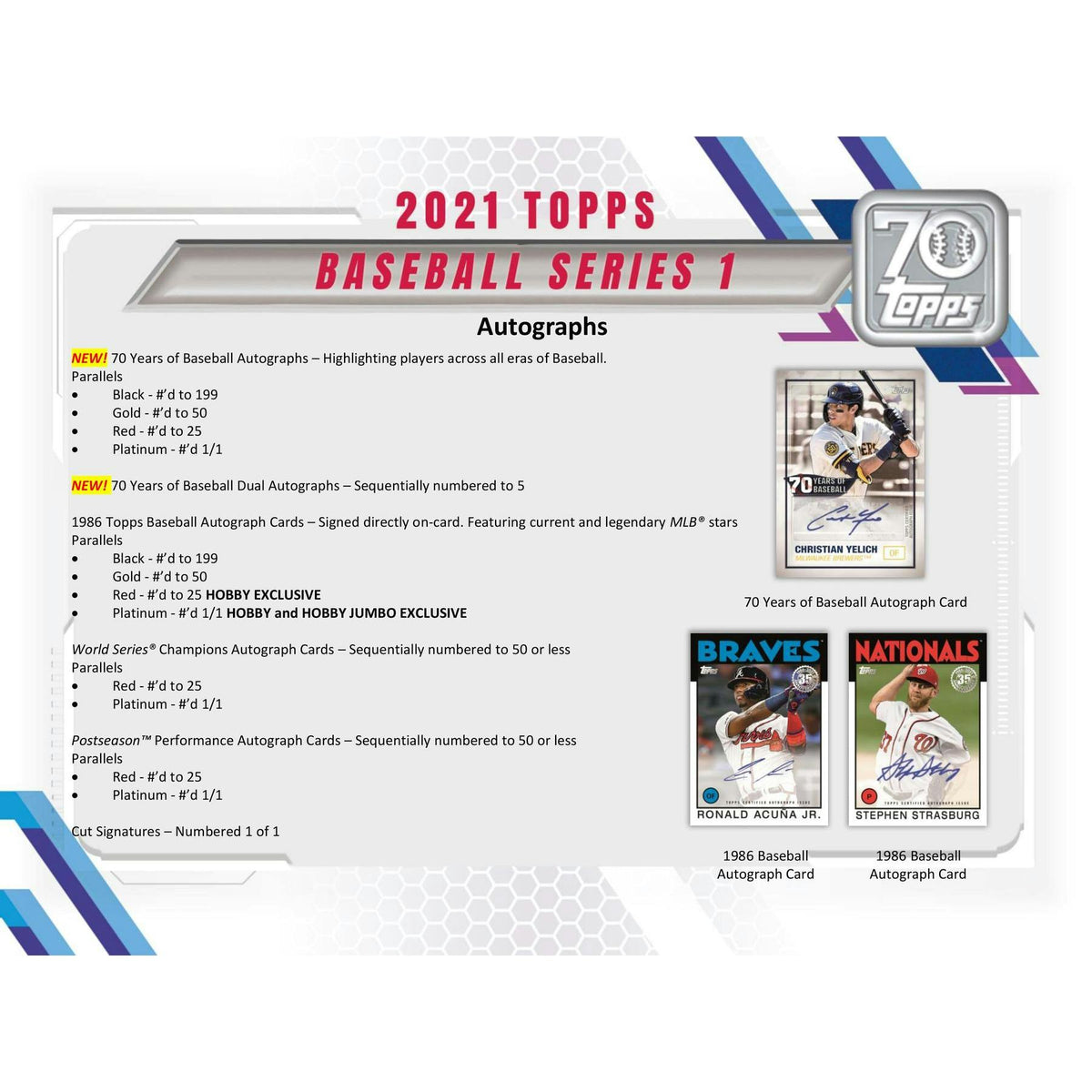 2021 Topps Series 1 Baseball Hobby Jumbo Box