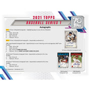 2021 Topps Series 1 Baseball Hobby Jumbo Box
