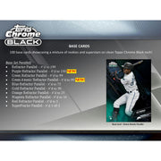 2021 Topps Chrome Black Baseball Hobby 12-Box Case