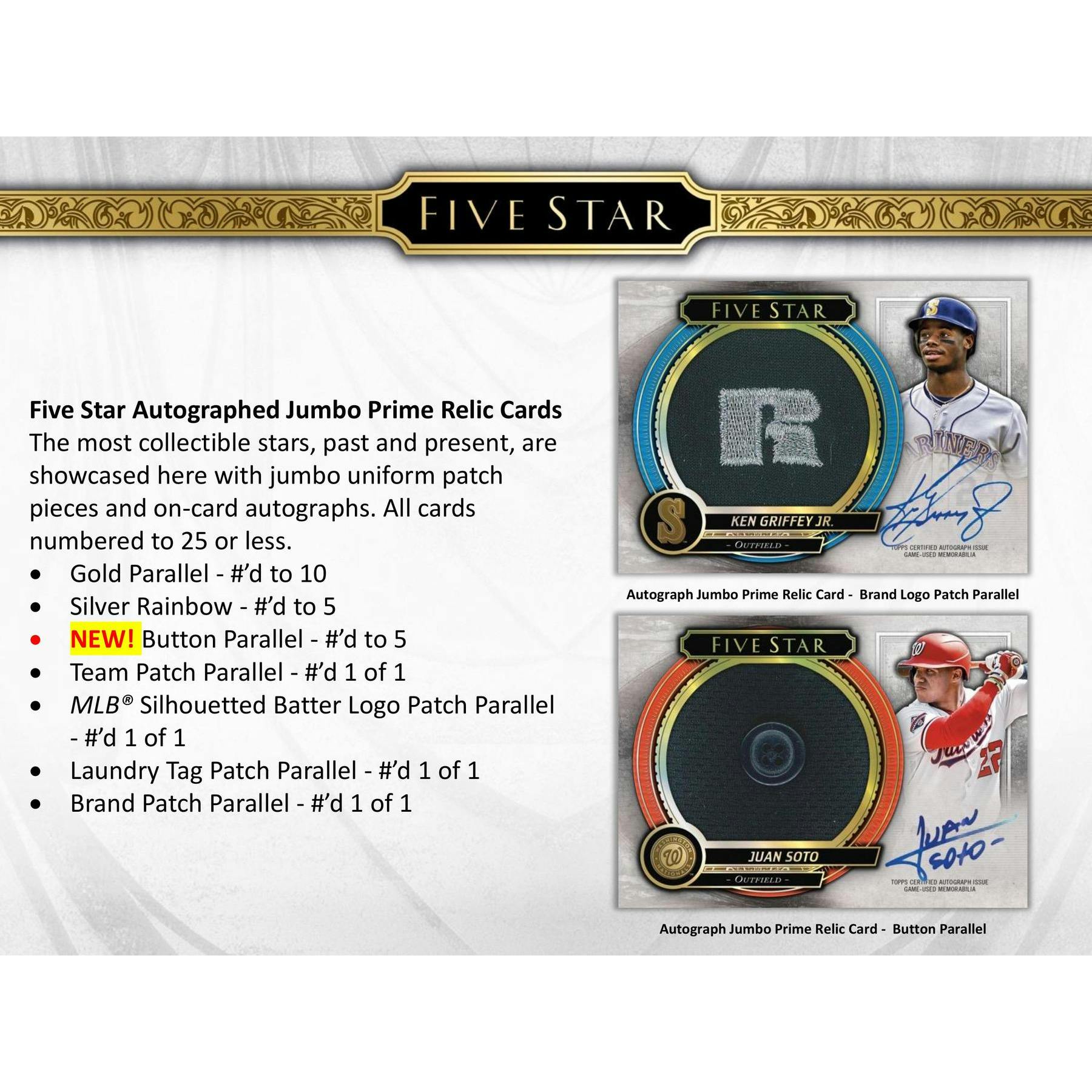 2021 Topps Five Star Baseball Hobby Box