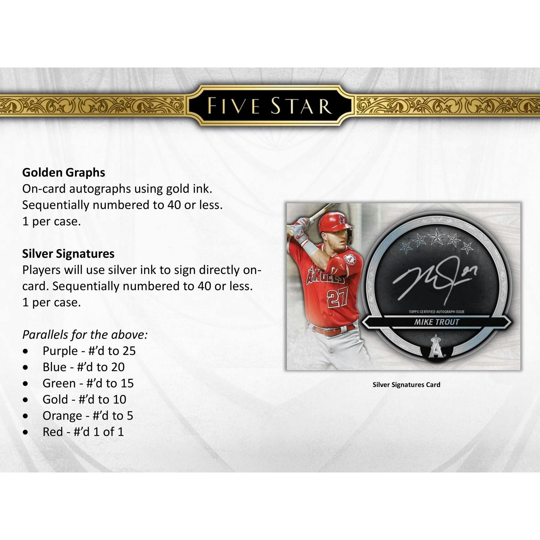 2021 Topps Five Star Baseball Hobby Box