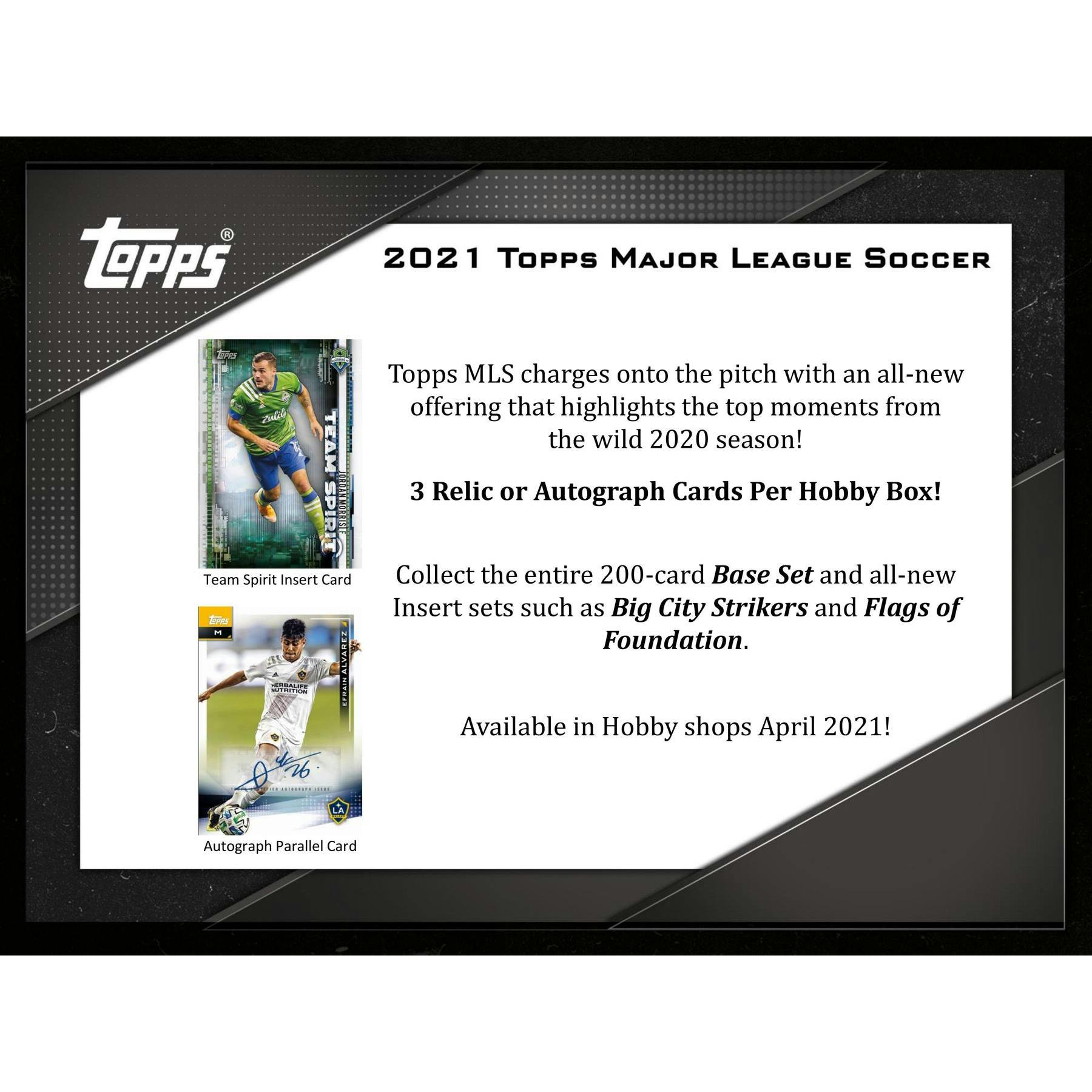 2021 Topps MLS Major League Soccer Hobby Box (Reed Buy)
