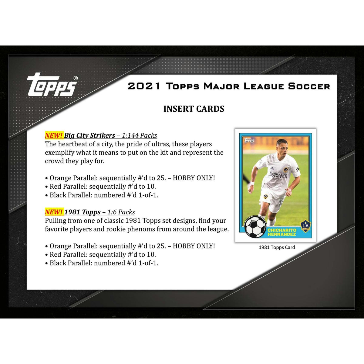 2021 Topps MLS Major League Soccer Hobby Box (Reed Buy)