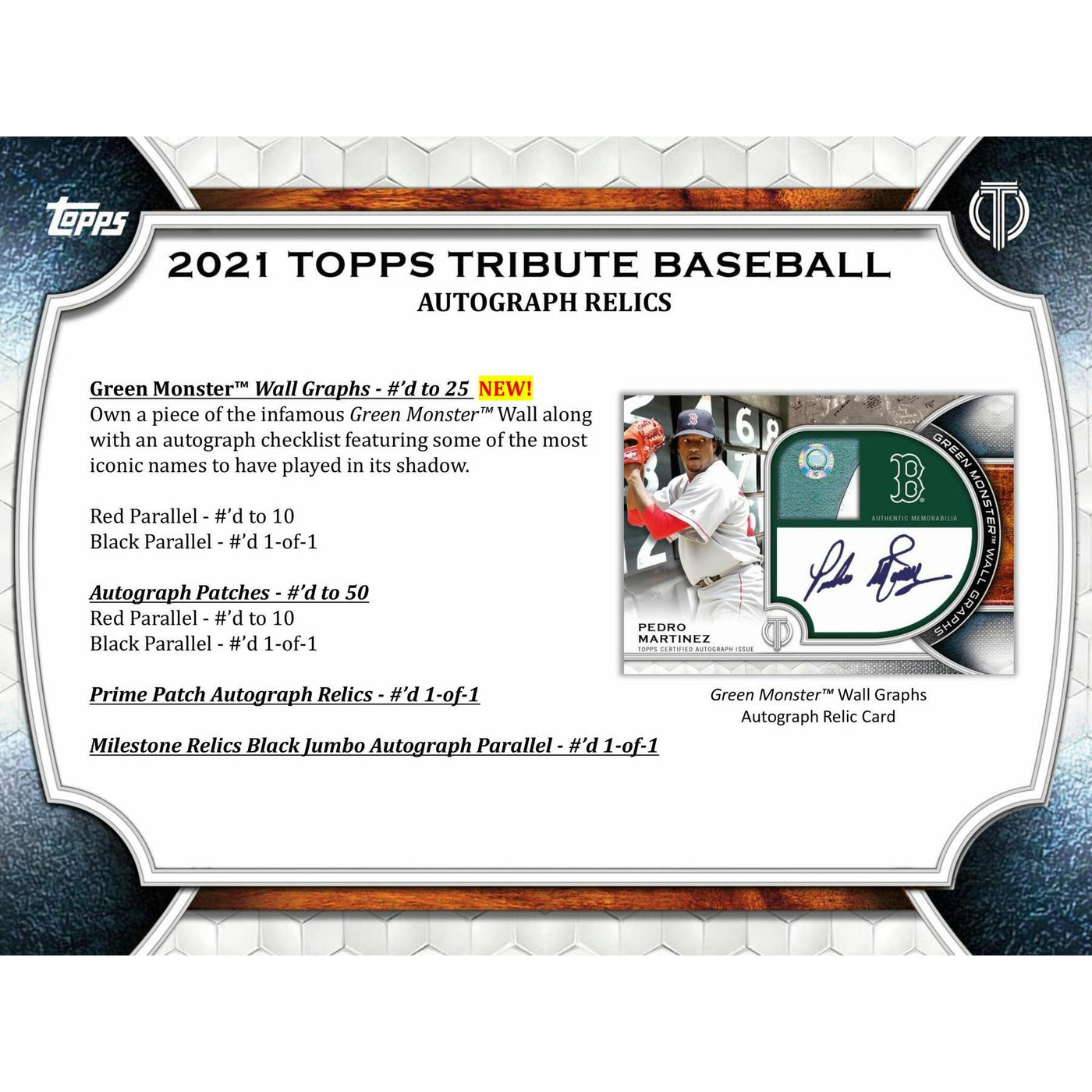 2021 Topps Tribute Baseball Hobby Box