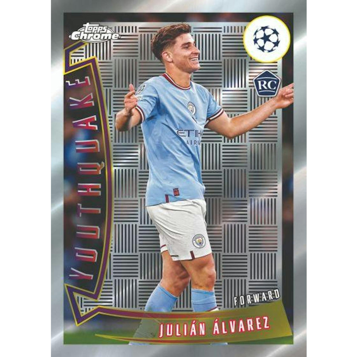 2022/23 Topps Chrome UEFA Club Competitions Soccer Hobby LITE 16-Box Case