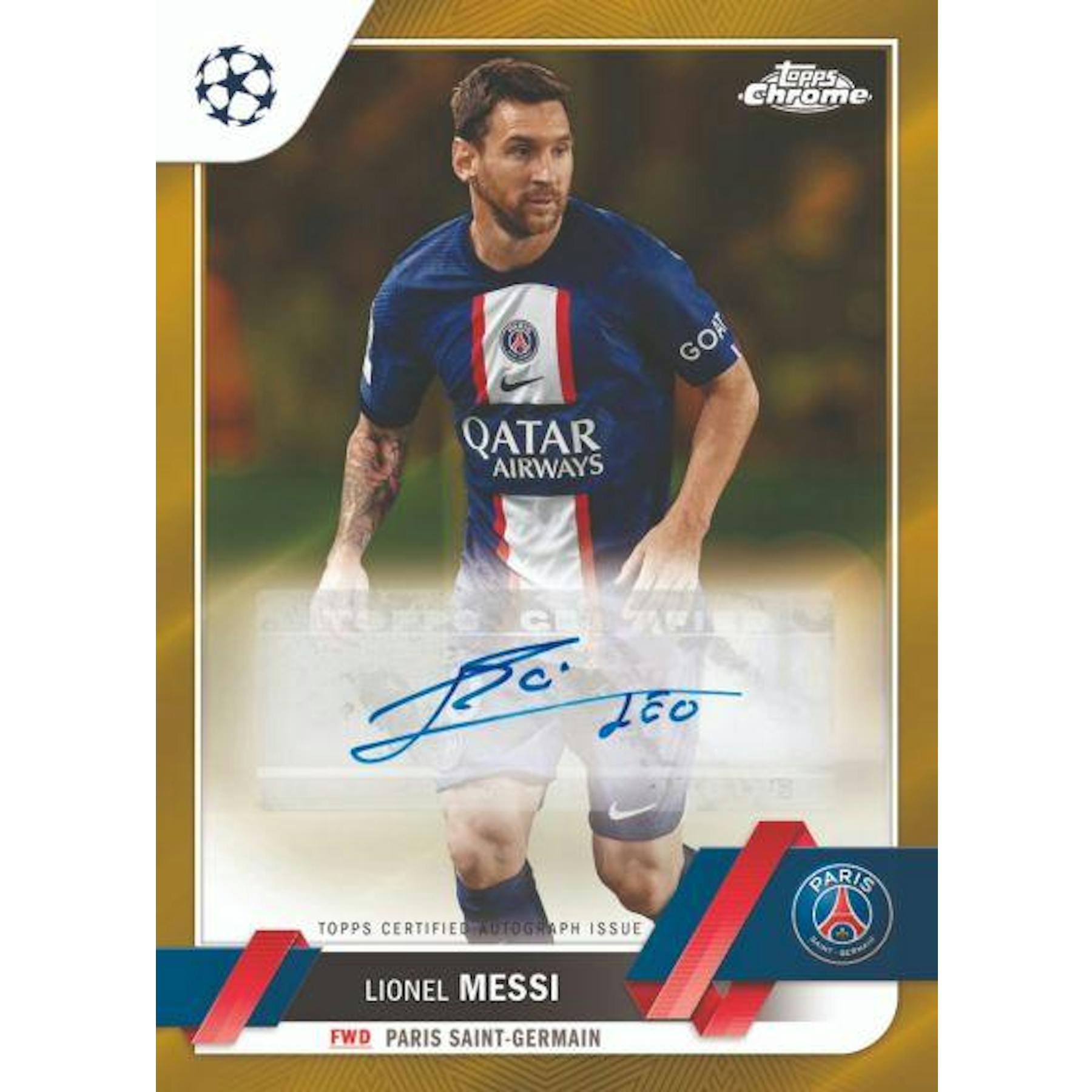 2022/23 Topps Chrome UEFA Club Competitions Soccer Hobby LITE 16-Box Case
