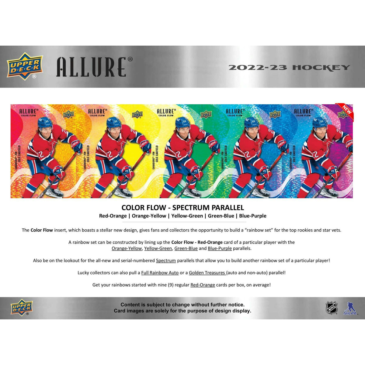 2022/23 Upper Deck Allure Hockey Hobby Pack