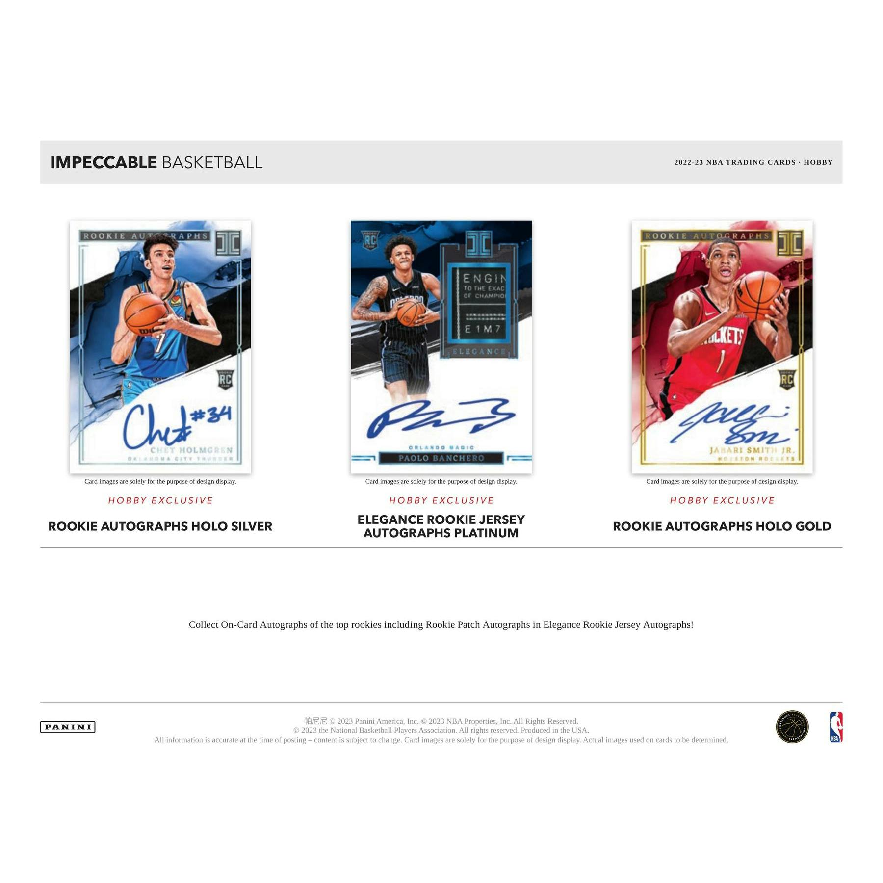 2022/23 Panini Impeccable Basketball Hobby Box
