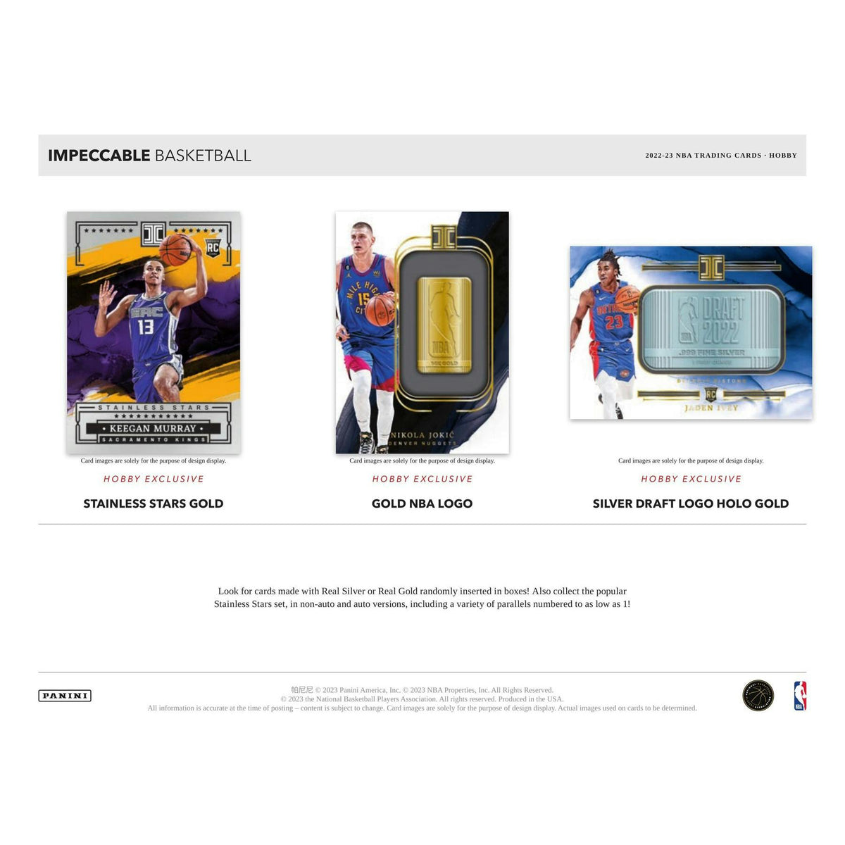 2022/23 Panini Impeccable Basketball Hobby Box