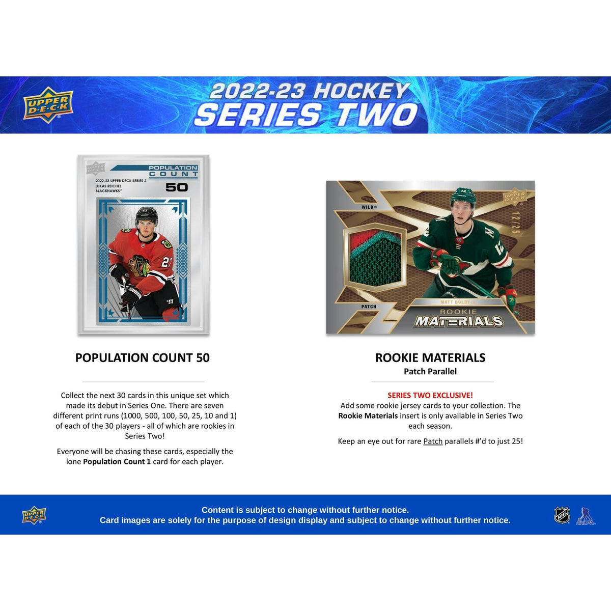 2022/23 Upper Deck Series 2 Hockey Hobby Box