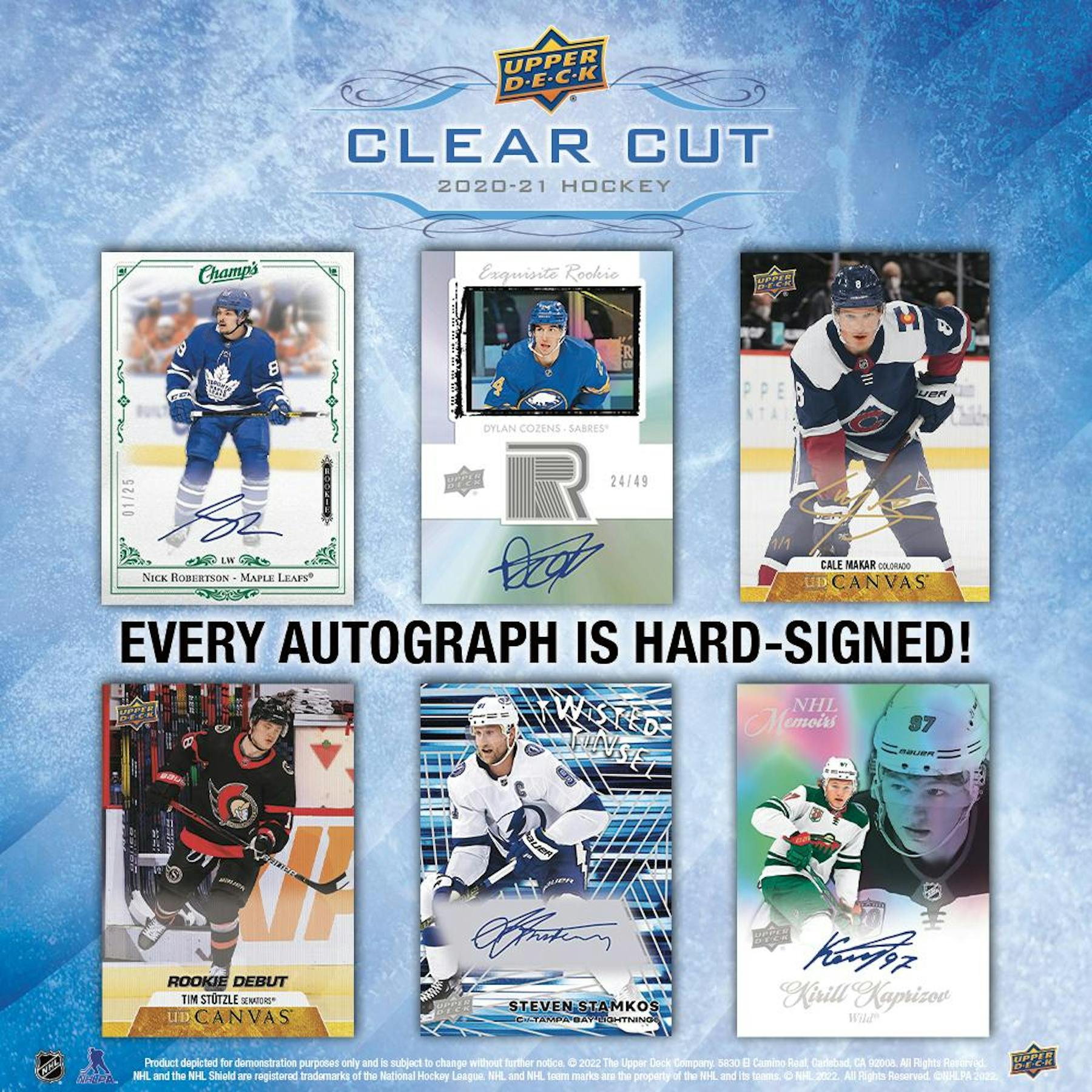 2020/21 Upper Deck Clear Cut Hockey Hobby Box