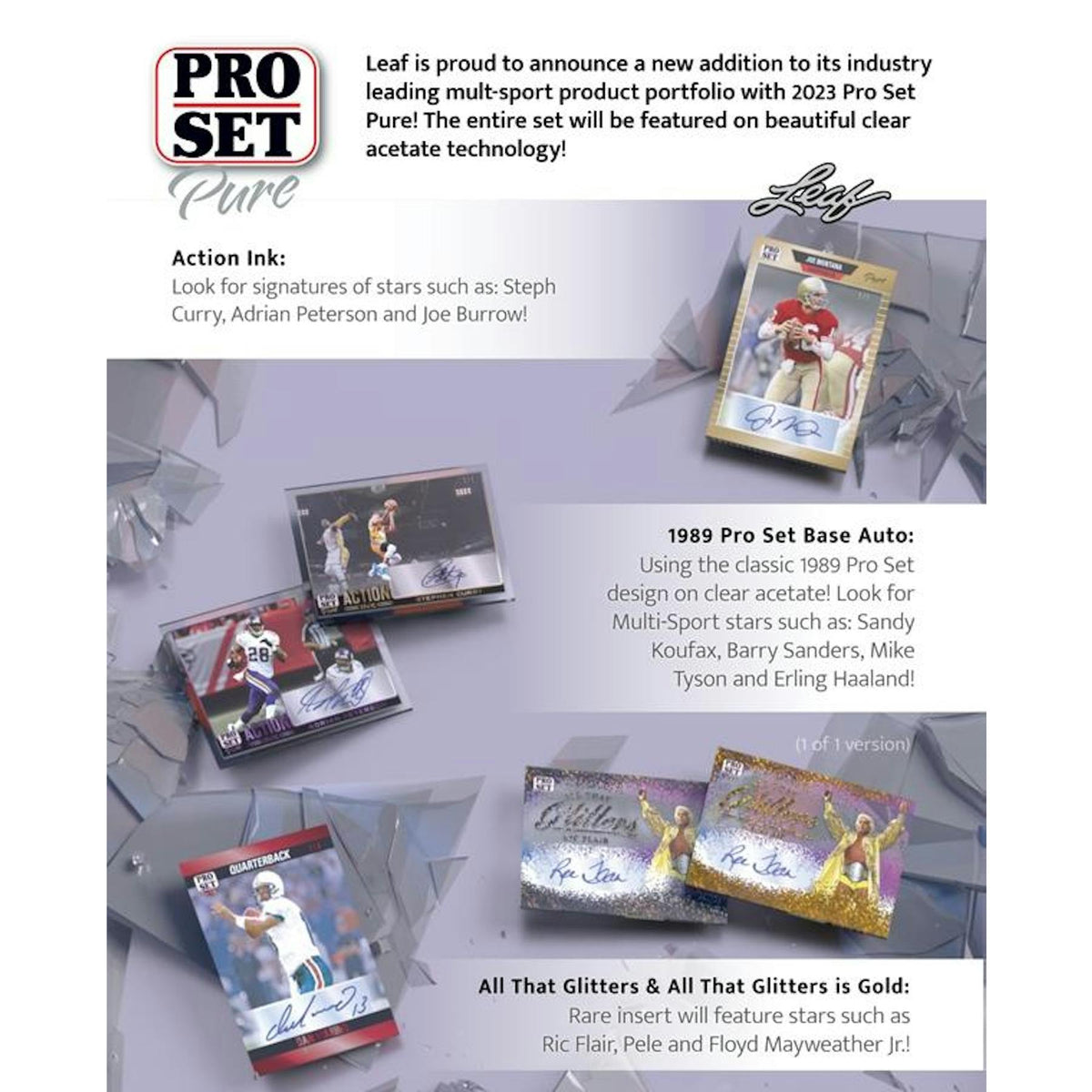 2023 Leaf Pro Set Pure Multisport Hobby Box (Reed Buy)