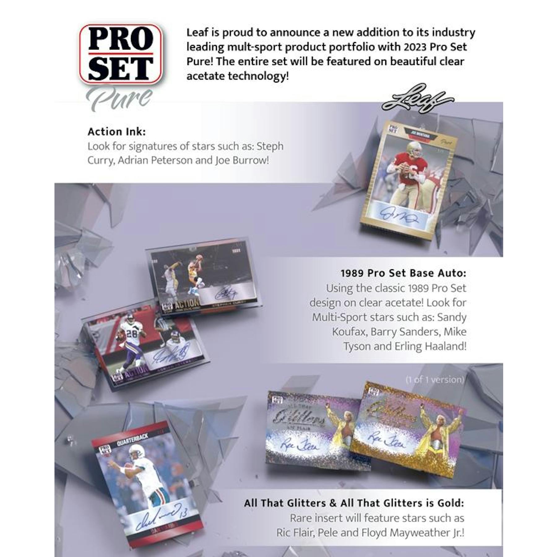 2023 Leaf Pro Set Pure Multisport Hobby Box (Reed Buy)