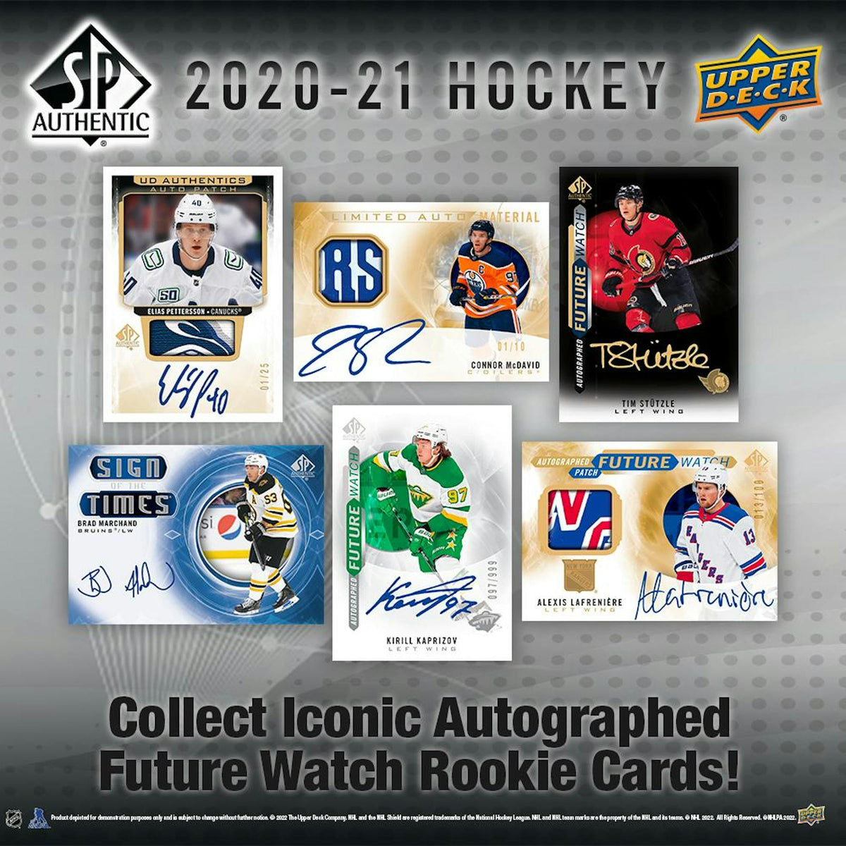 2020/21 Upper Deck SP Authentic Hockey Hobby 16-Box Case