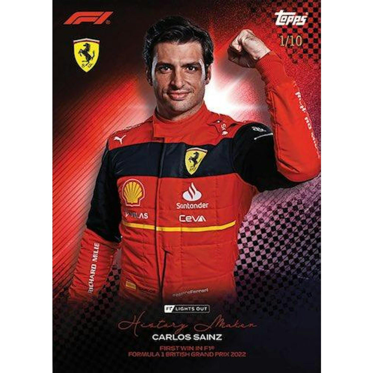 2022 Topps Lights Out F1 Formula 1 Racing Box