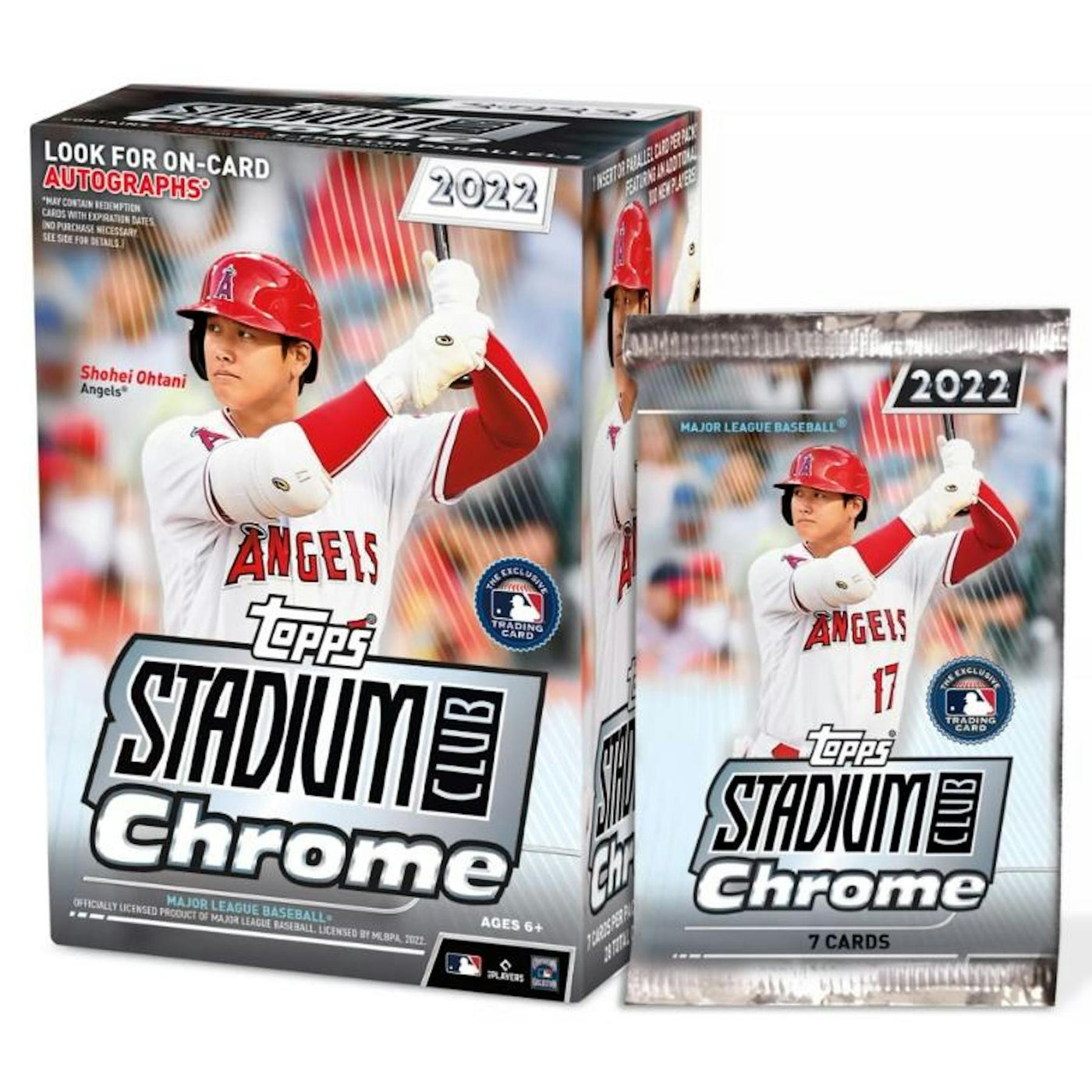 2022 Topps Stadium Club Chrome Baseball 4-Pack Blaster Box