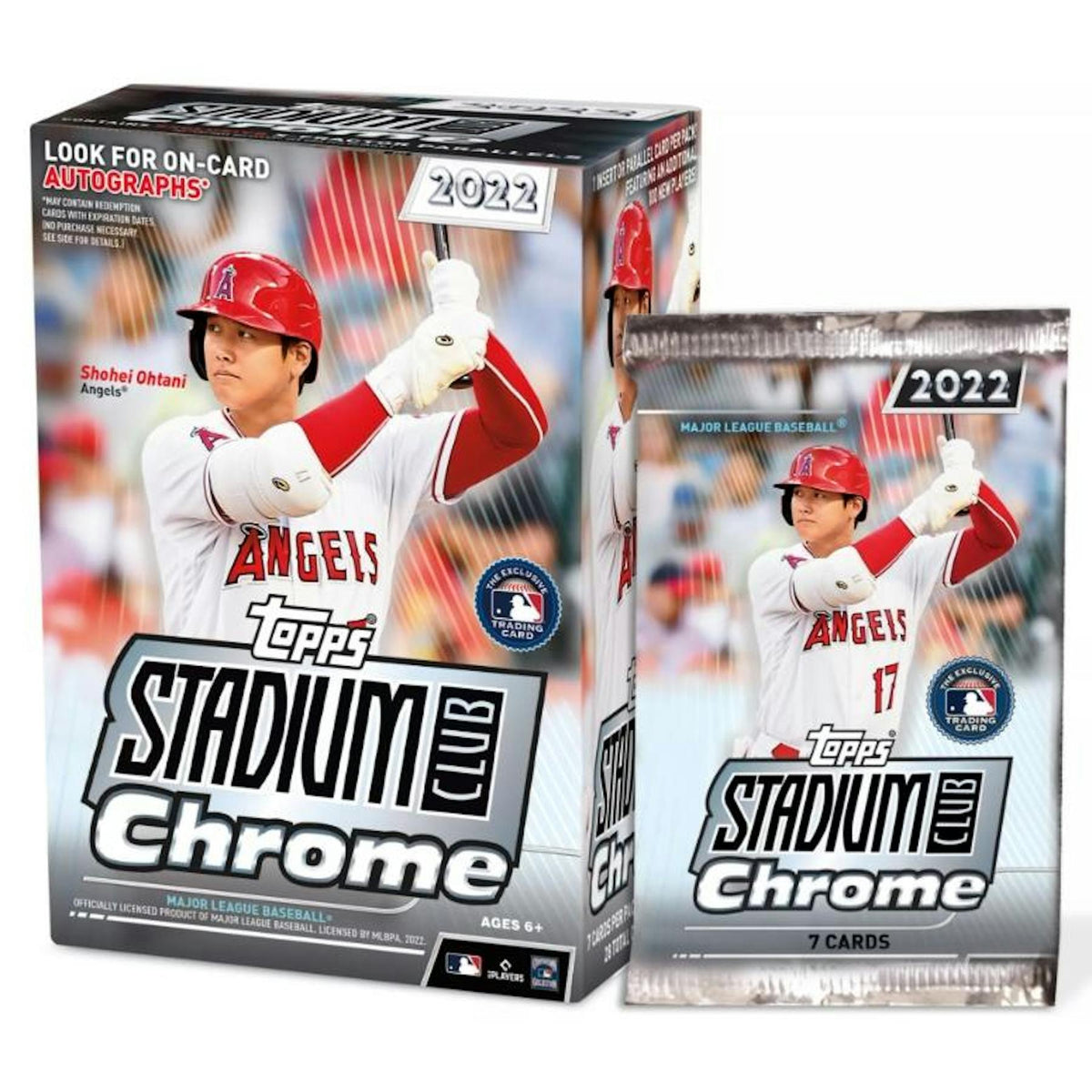 2022 Topps Stadium Club Chrome Baseball 4-Pack Blaster Box