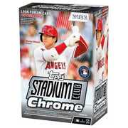 2022 Topps Stadium Club Chrome Baseball 4-Pack Blaster Box
