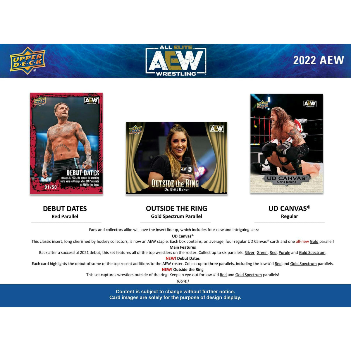 2022 Upper Deck All Elite Wrestling AEW Hobby Box