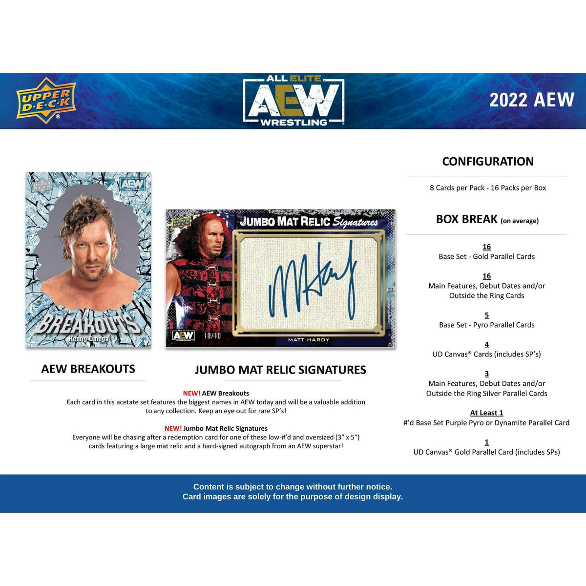 2022 Upper Deck All Elite Wrestling AEW Hobby Box