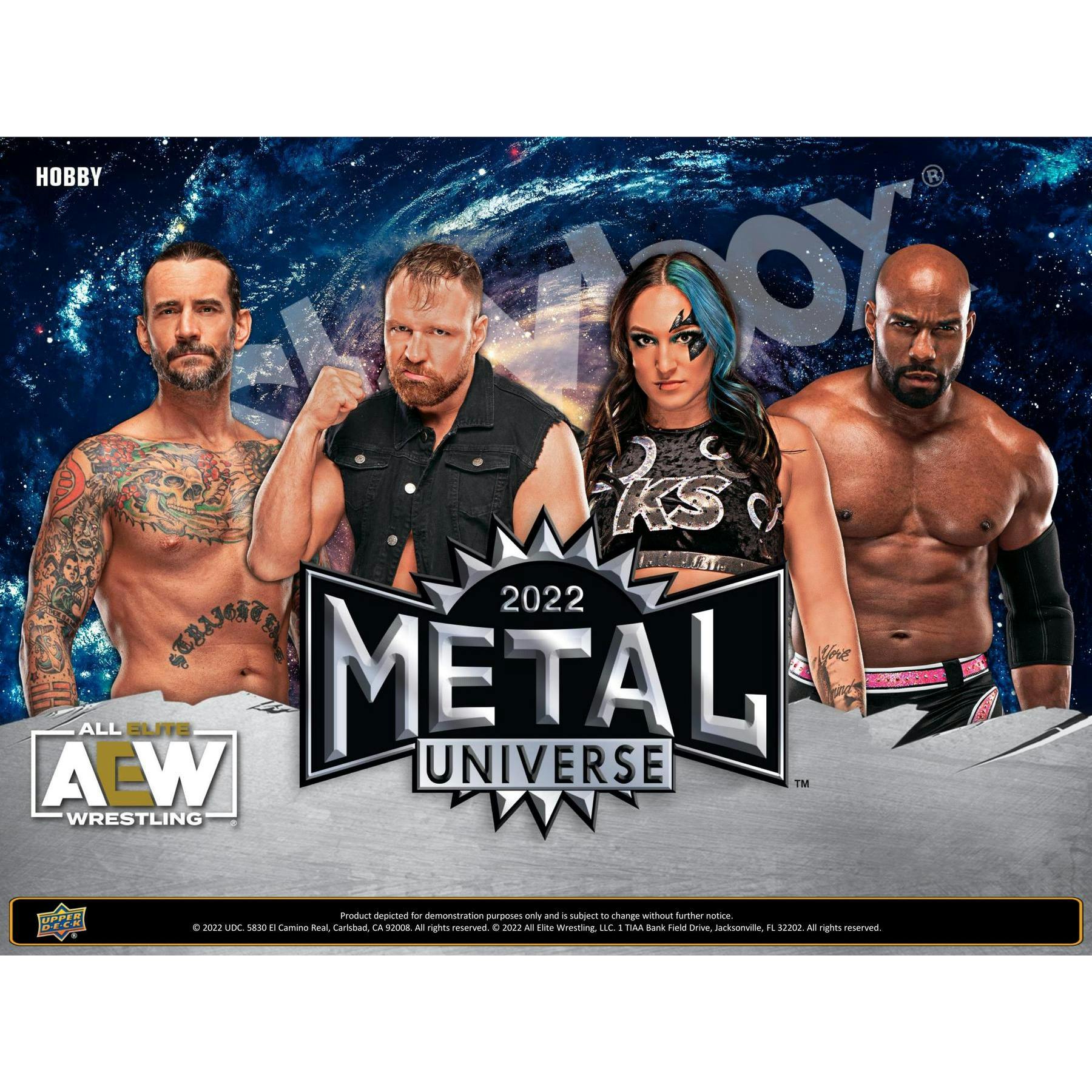 2022 Upper Deck All Elite Wrestling AEW Skybox Metal Universe Hobby Pack