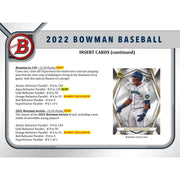 2022 Bowman Baseball Hobby 12-Box Case