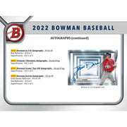 2022 Bowman Baseball Hobby Jumbo 8-Box Case
