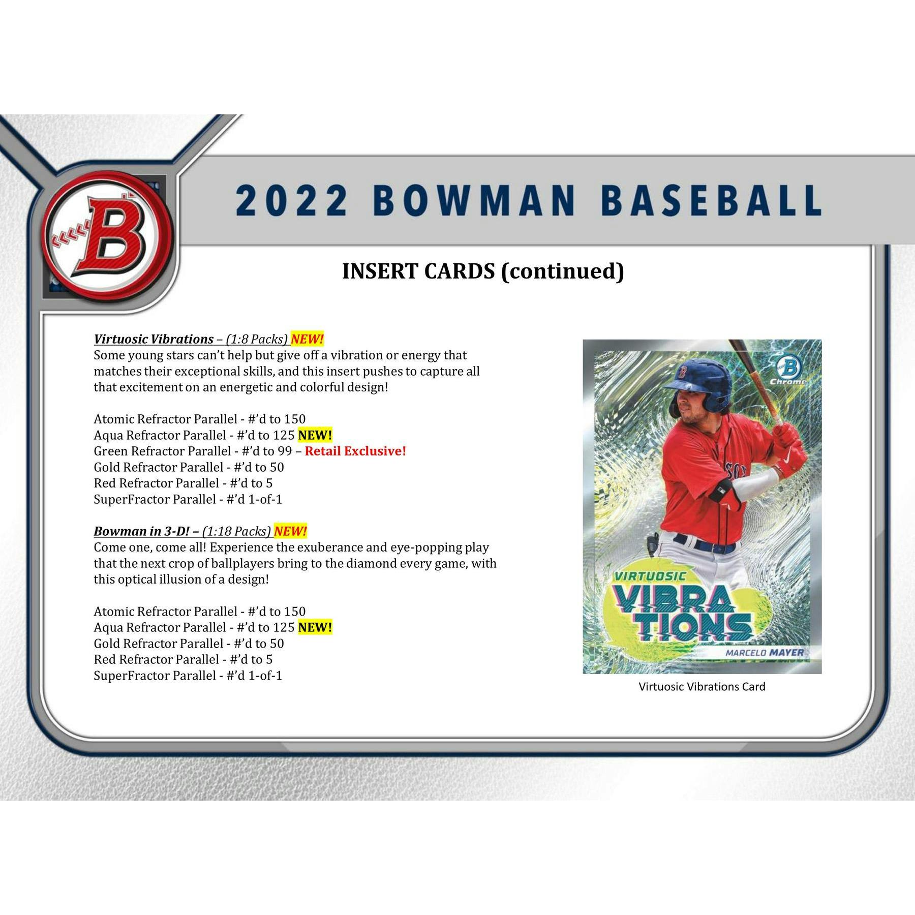 2022 Bowman Baseball 6-Pack Blaster Box